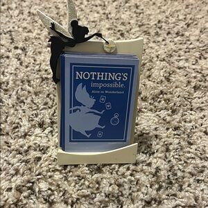 Hallmark Disney Tinkerbell Card Holder with double sided Quote cards